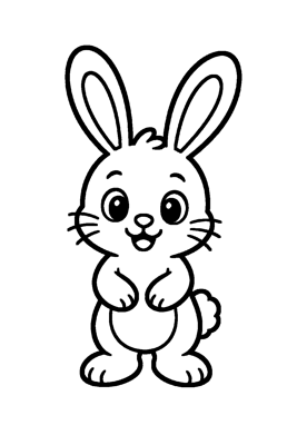 かわいいうさぎ