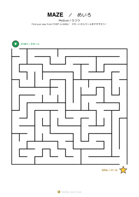 めいろ・ふつう 4