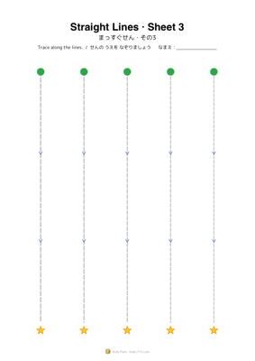 Straight Lines · Sheet 3