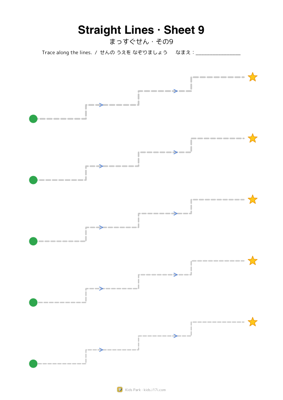 Straight Lines · Sheet 9